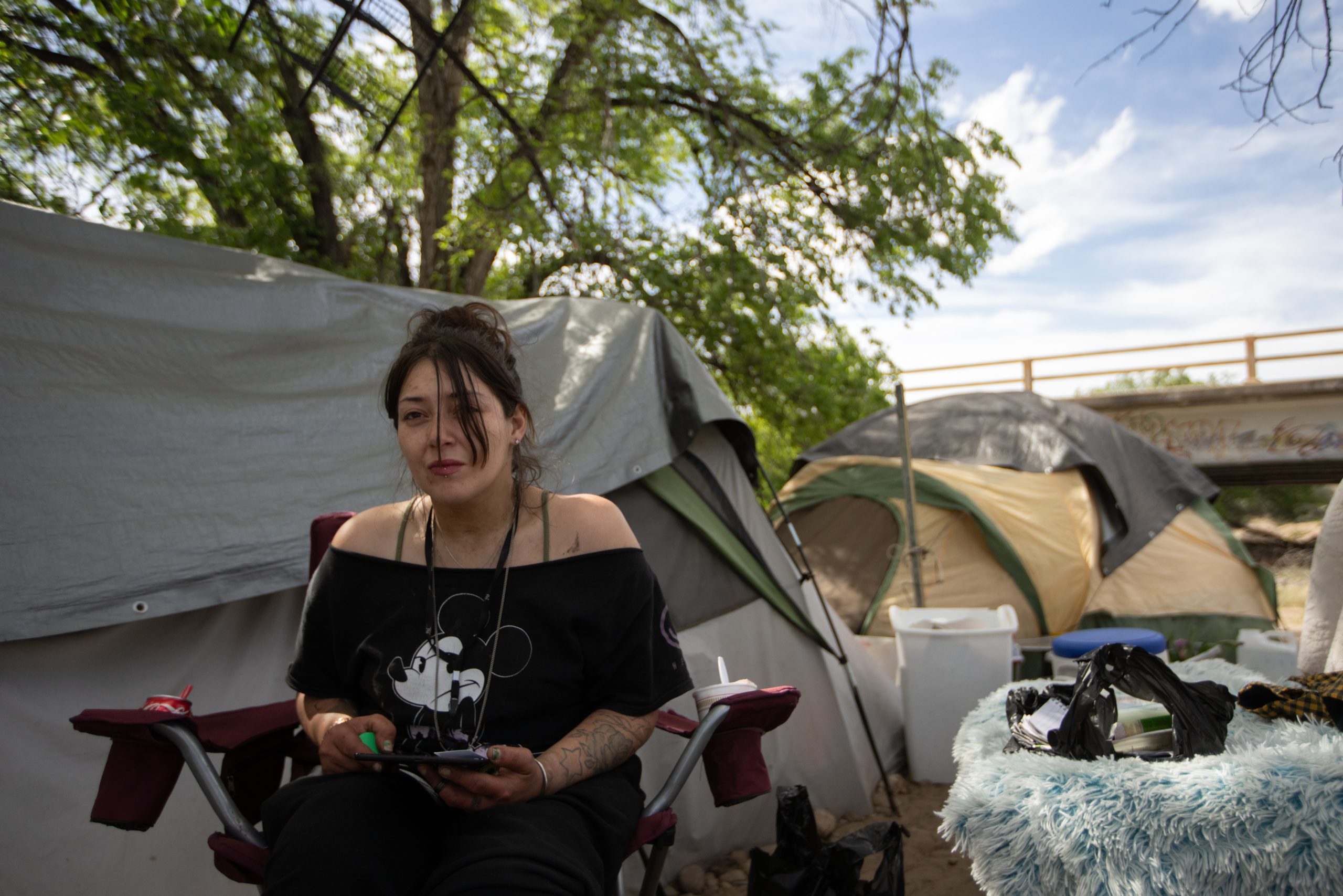 A standoff between the housed and the unhoused in Española