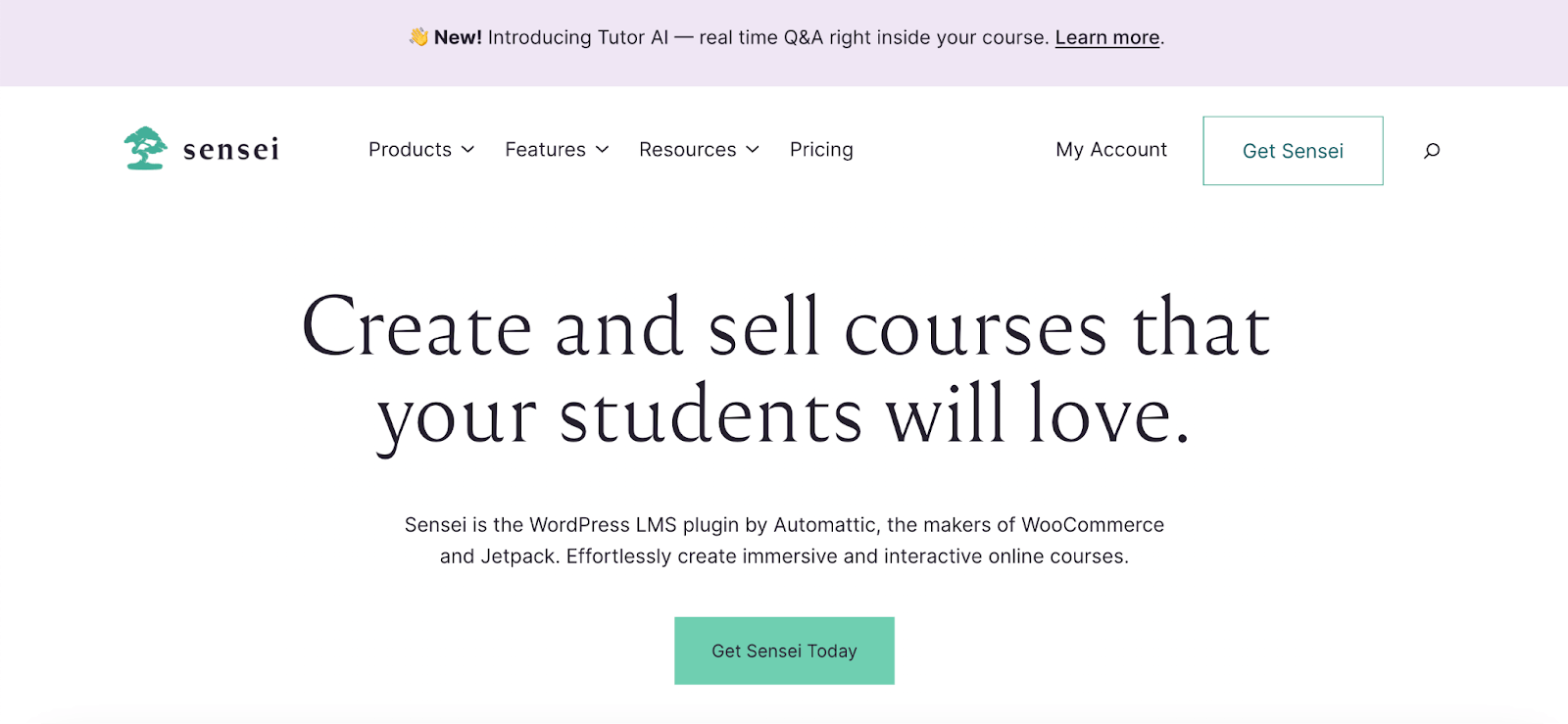 Sensei LMS software for online courses and virtual classrooms.