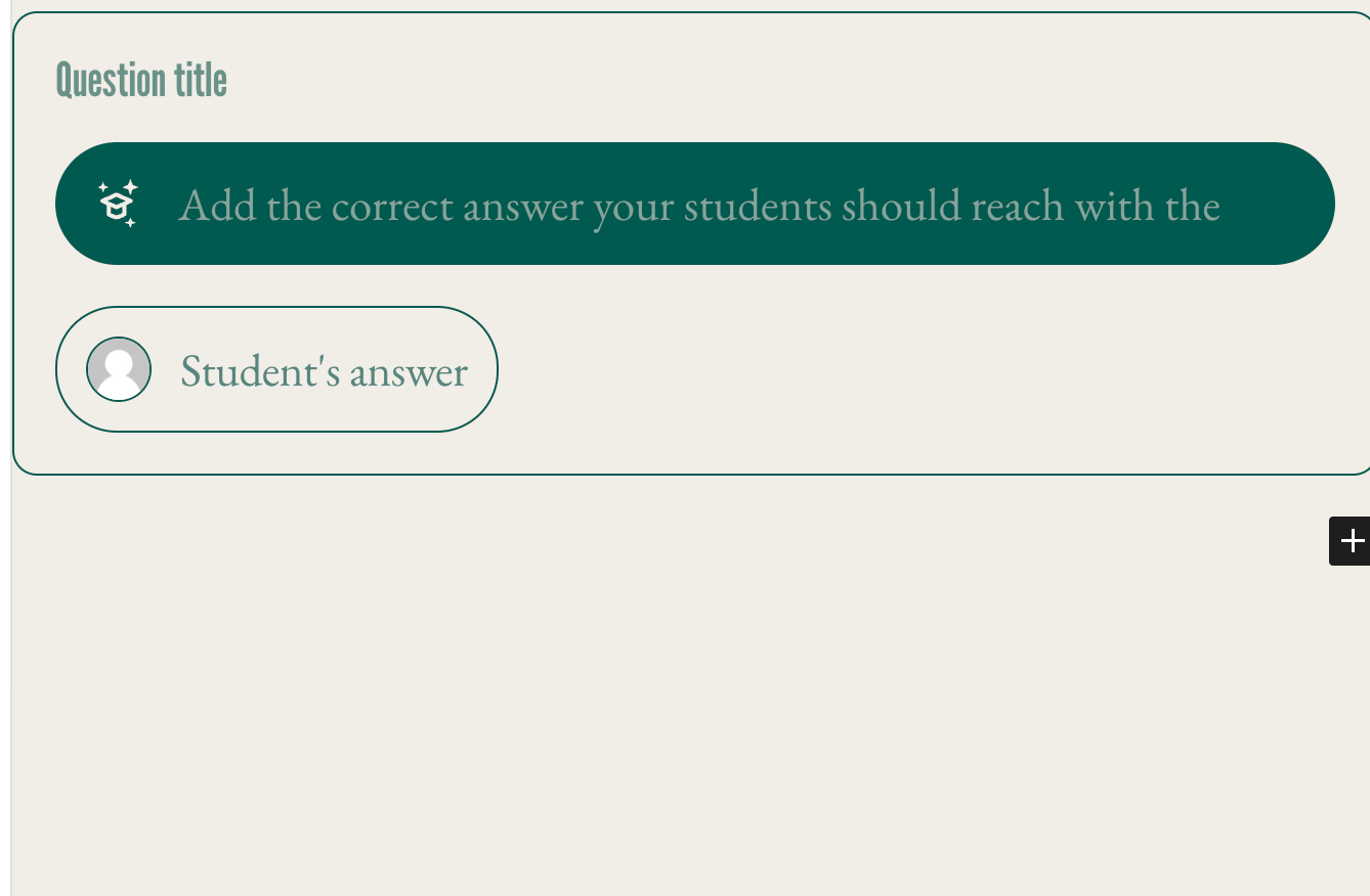 Sensei’s Tutor AI enables students to recieve feedback on their answers. 