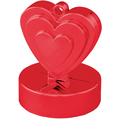 POIDS ballons COEUR SIMPLE ROUGE 0071444124751