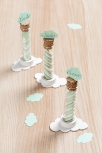 Promoballons Santex confetti-nuage-vert menthe