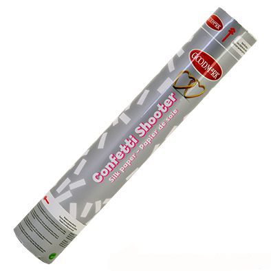 Canon à Confettis de papier de soie Blanc