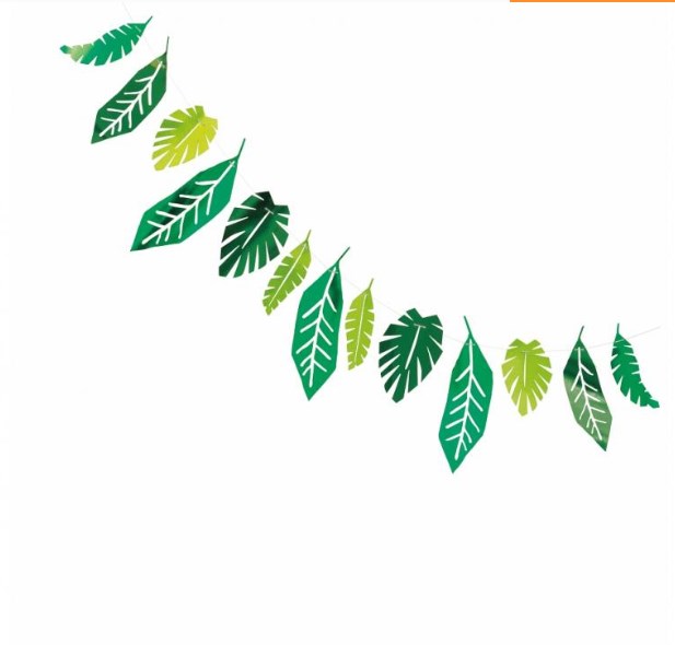 Guirlande Feuilles Jungle Safari - 2,1 M