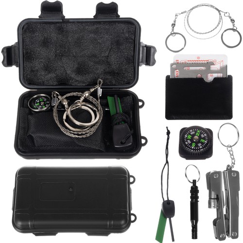 kit de survie + allume feu / Outdoor Survival Kit - Multitool