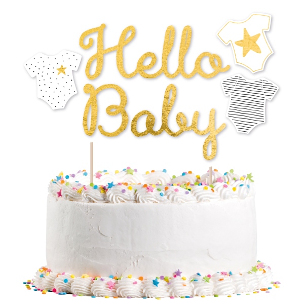 cake topper Hello Baby