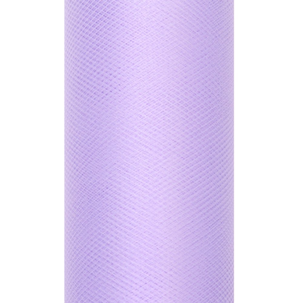 Party Décoration Mariage - Rouleau de tulle parme uni 20 mètres x8cm bobine de 20 mètres largeur 8cm