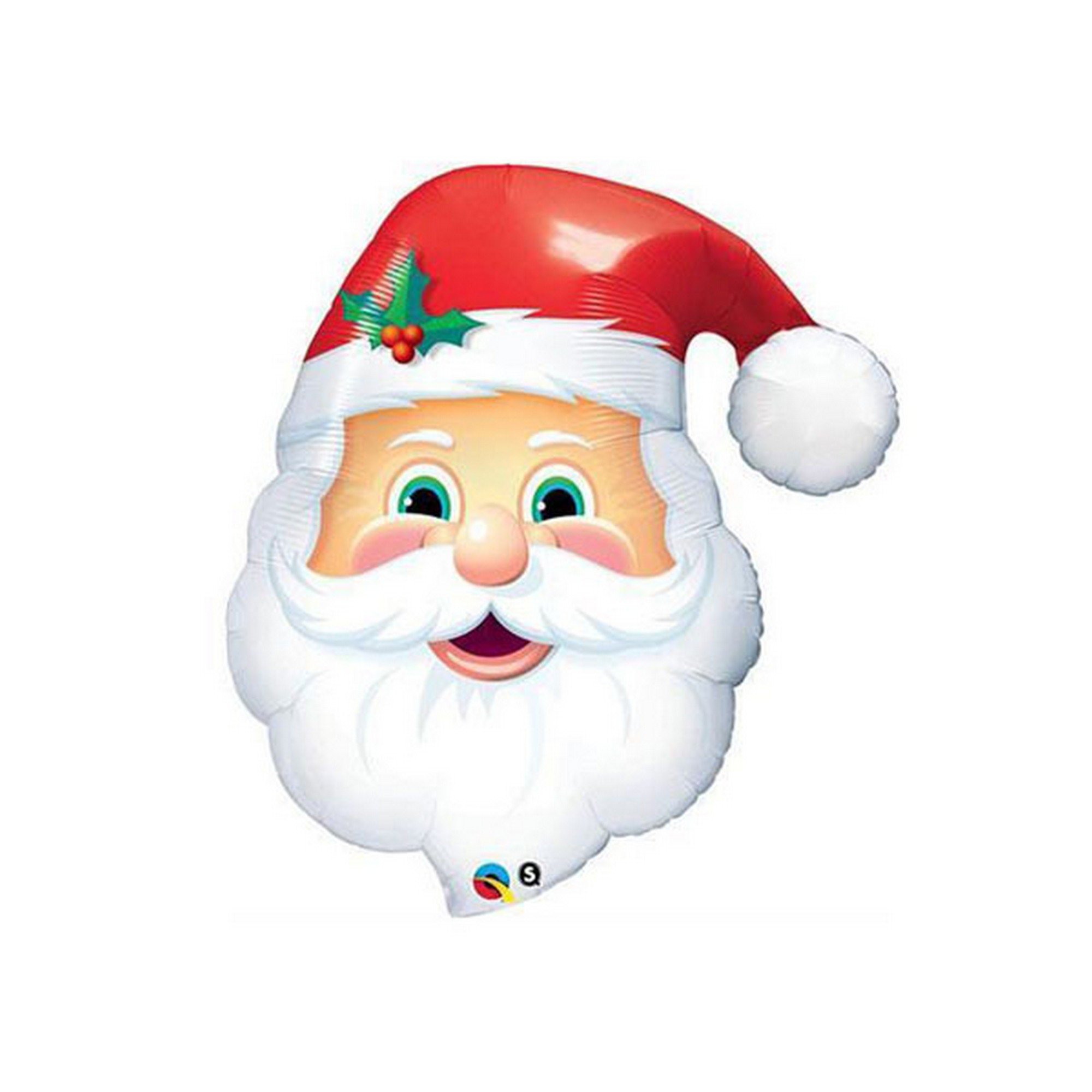 BALLON TÊTE PÈRE NOËL 80 CM