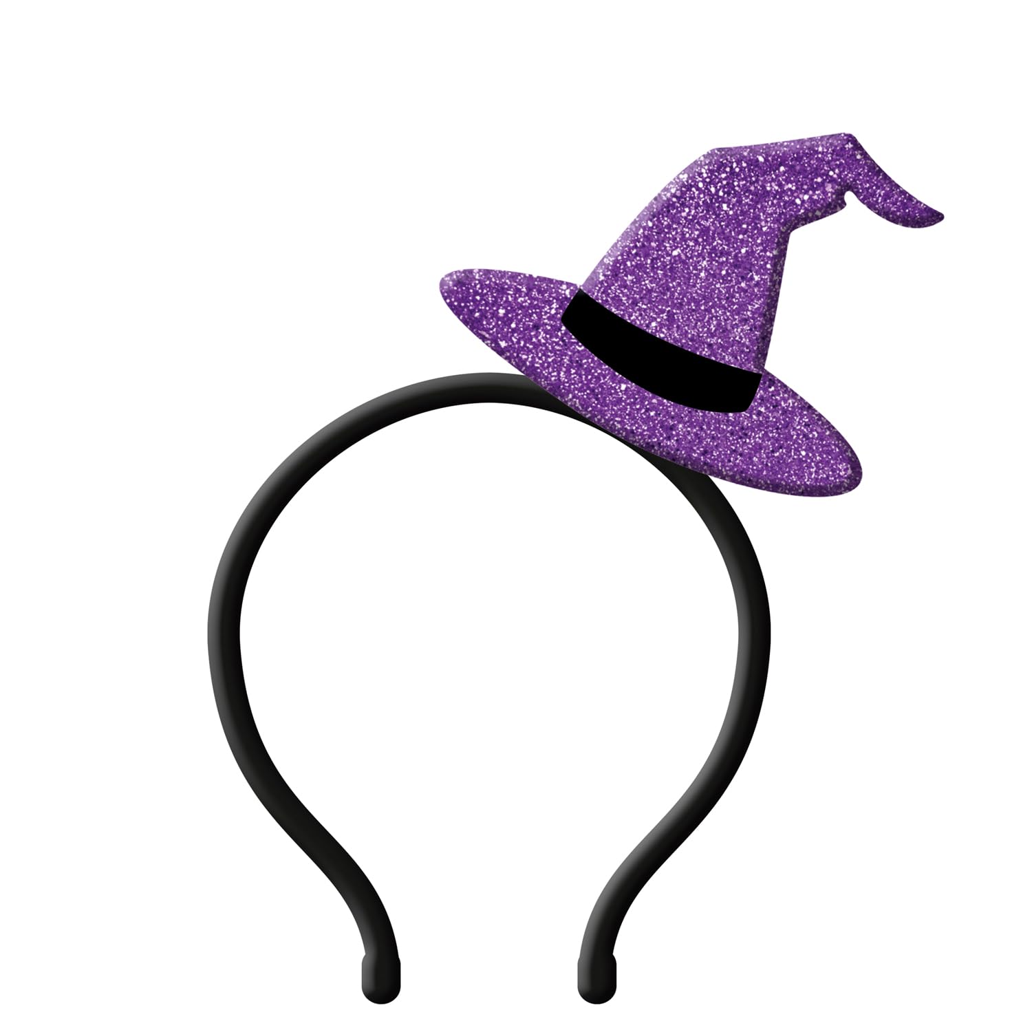 Diadème sorcière hantée Halloween  ; mauve