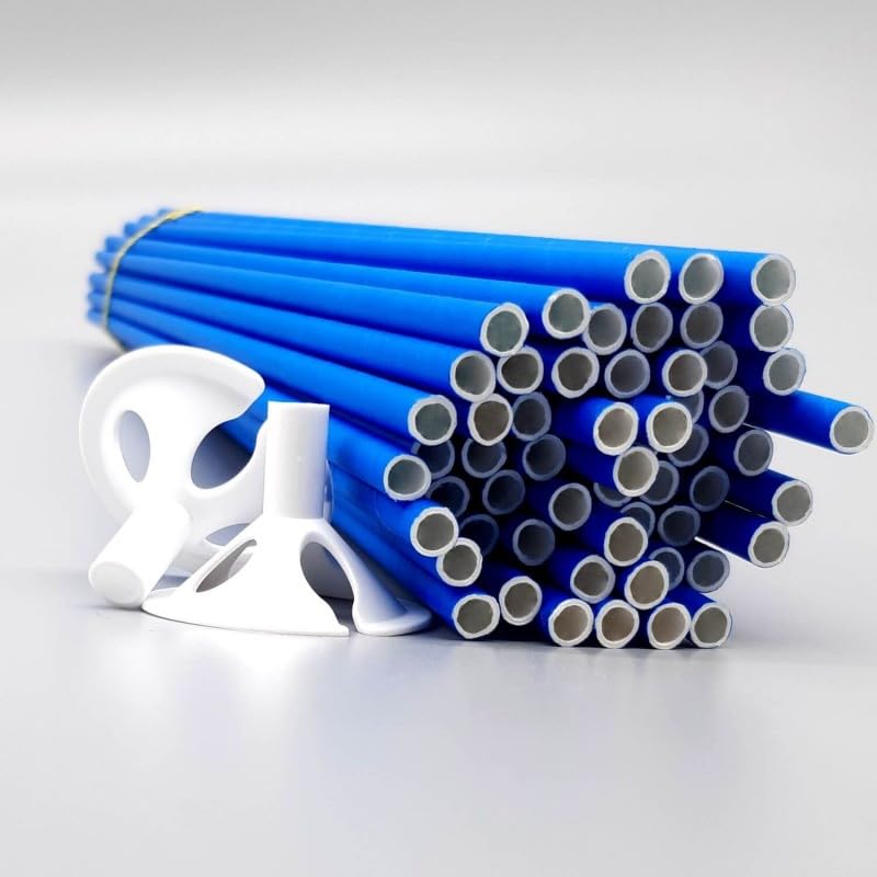bâtonnets BLEUS en carton pour Ballons x 100 pièces (37cm)