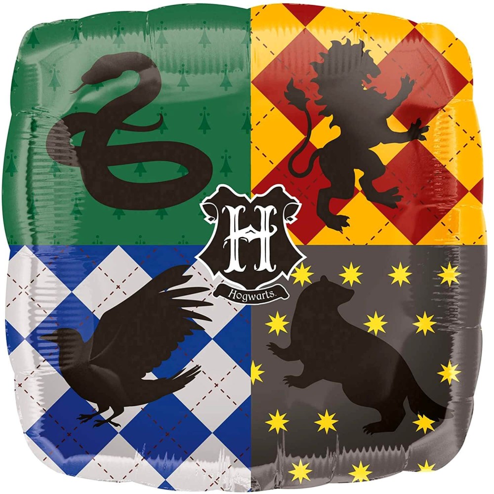 Harry Potter Ballon aluminium 18"=45cm Maisons de Poudlard "homes"
