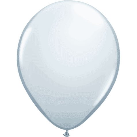 100 ballons latex pastel Blanc 28 cm Qualatex