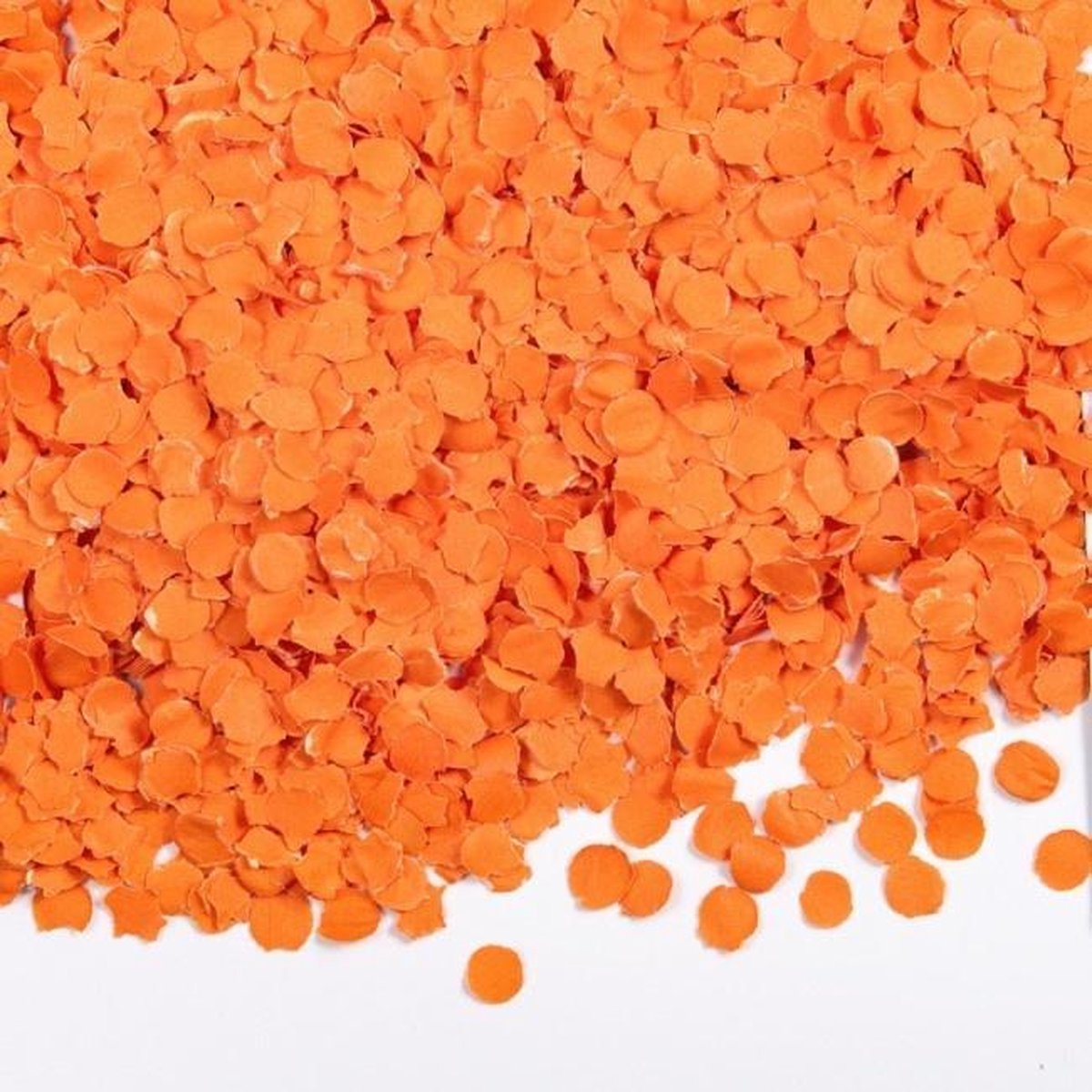 10 x Confetti papier : orange 100g = 1 kg