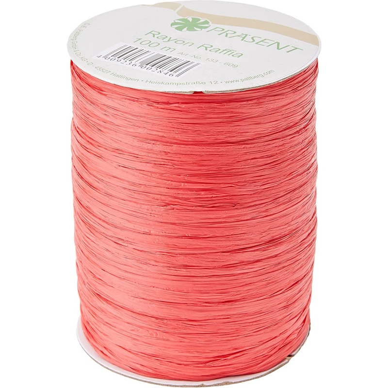 Bolduc Rouge Raphia Pattberg 4009236002846 En Vente Sur Promoballons