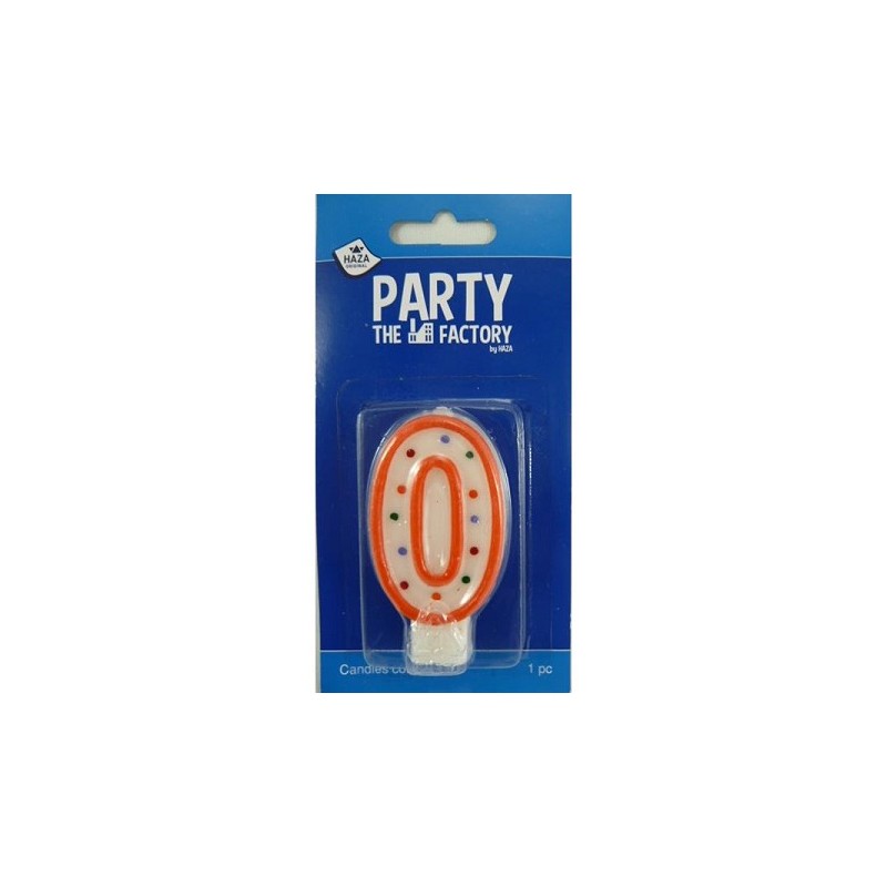 bougie anniversaire 0 Bougie Nr0 Assorties 8711319029003 En Vente Sur Shop Promoballons