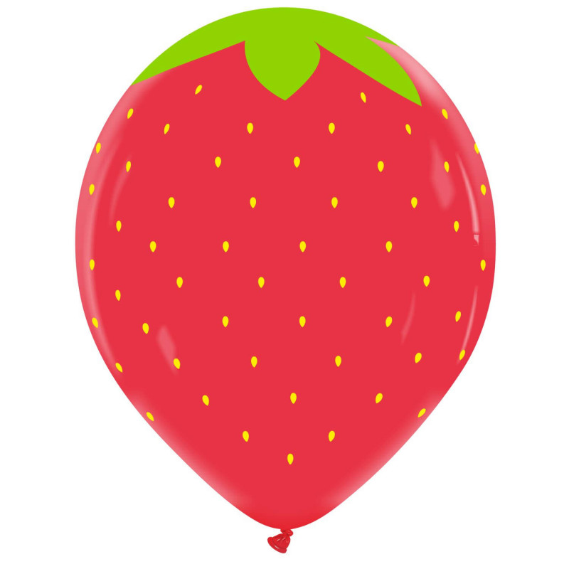 Ballon Fraise 7110763782686 8019081171747 Strawberry Balloons Eshop Promoballons