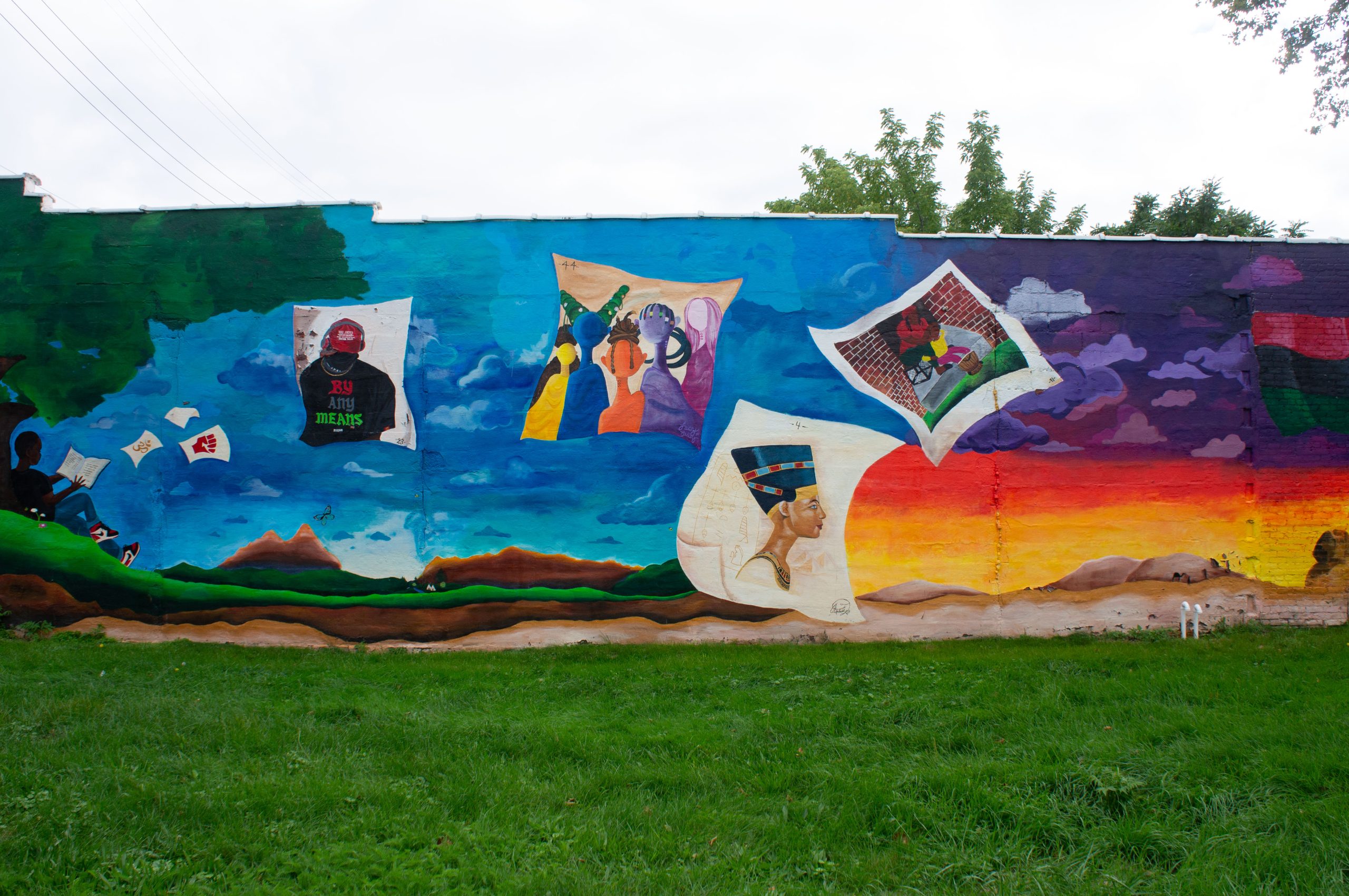 A mural in the Waterloo Arts District, North Collinwood