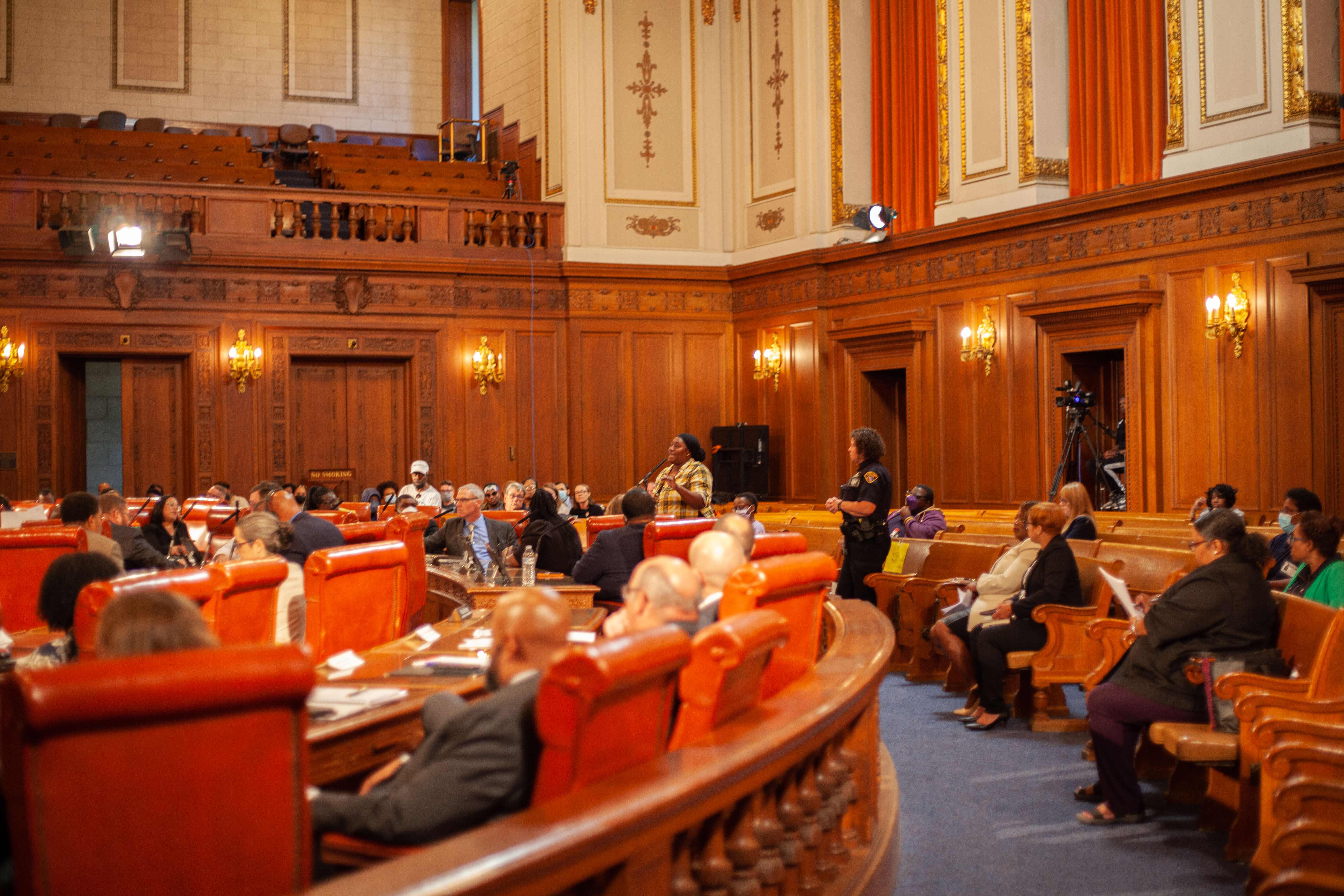 Public comment at Cleveland City Council