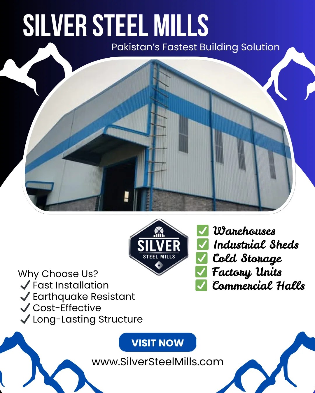 Steel Buildings in Pakistan: Innovation and Strength by Silver Steel Mills