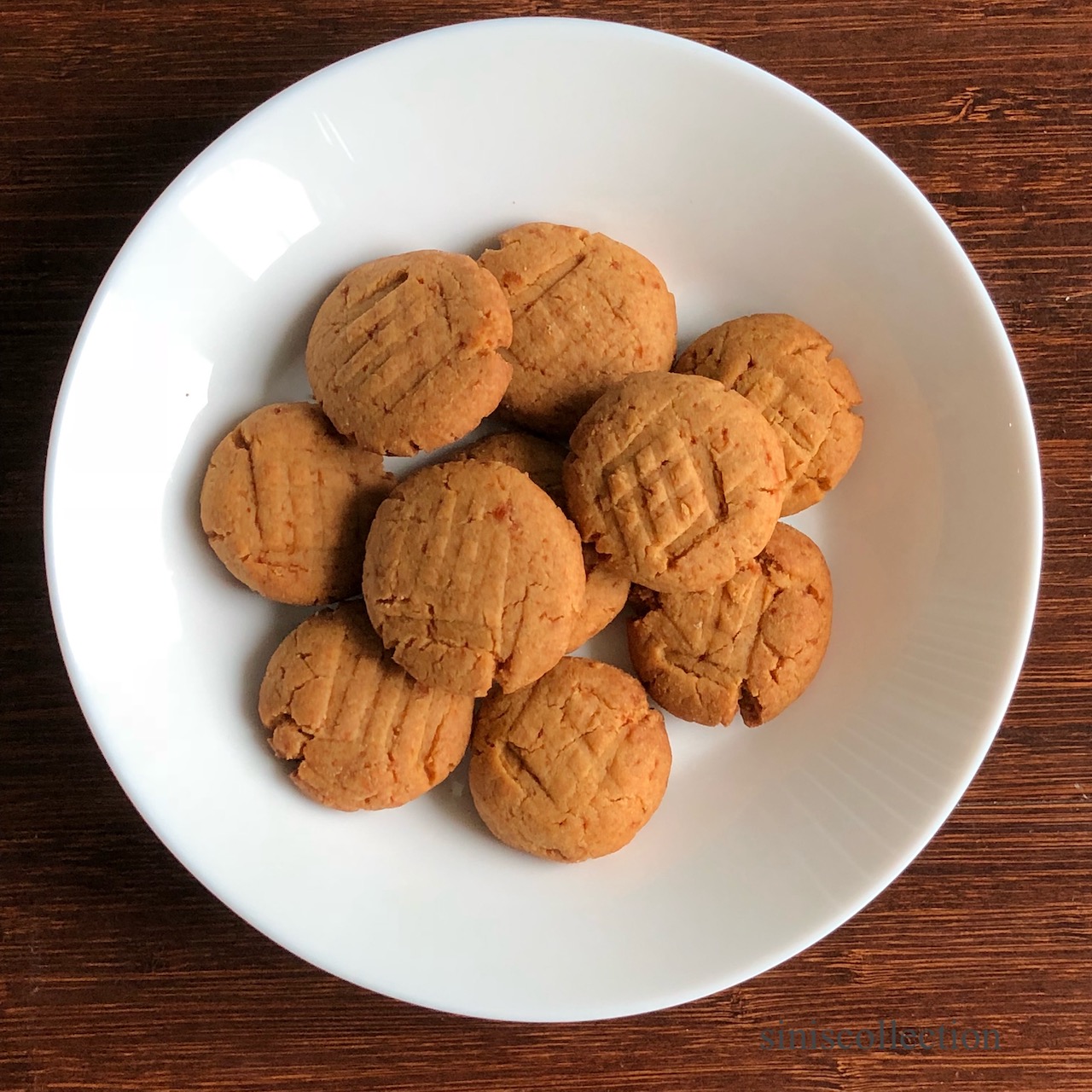 Easy Eggless Peanut Butter Cookies