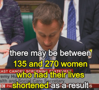 Breaking Video Hunt Admits Incompetence Cost Hundreds Of Womens Lives Huntmustgo Skwawkbox