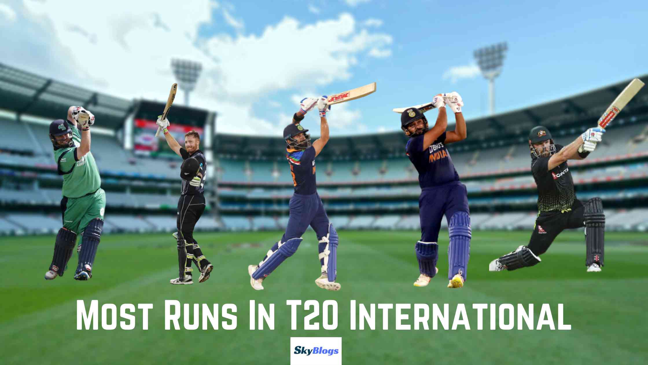 Top 9 Players With Most Runs In T20 International Cricket