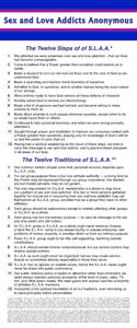 Free S L A A Outreach Materials Sex And Love Addicts Anonymous S L A A