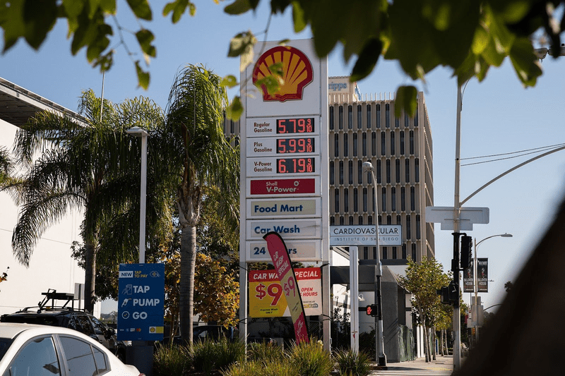 What will happen to gas prices if California shifts away from fossil fuels?