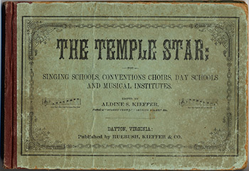 Cover of The Temple Star, edited by Aldine S. Kieffer, 1878. Courtesy of the Pitts Theology Library, Candler School of Theology, Emory University.