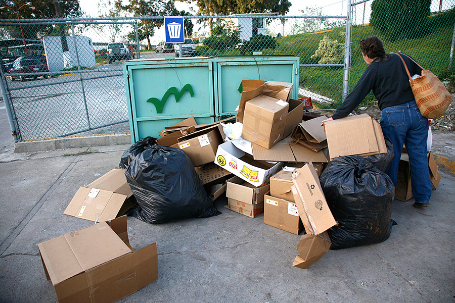 Susan Harbage Page, Department of Homeland Security boxes, Matamoros, Mexico, 2010.