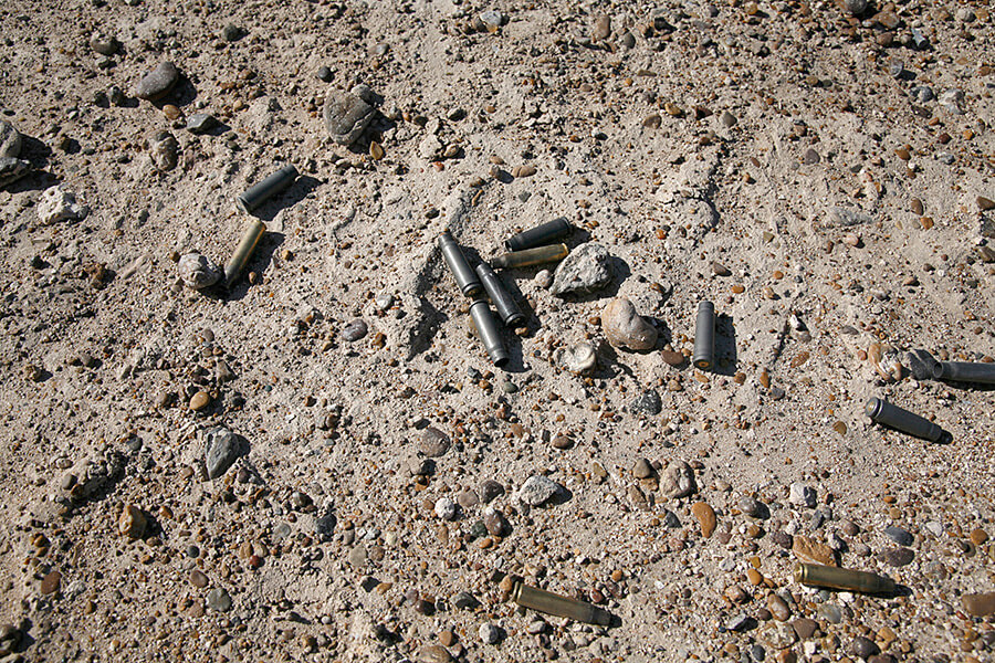 Susan Harbage Page, Bullet casings, Brownsville, Texas, 2010.