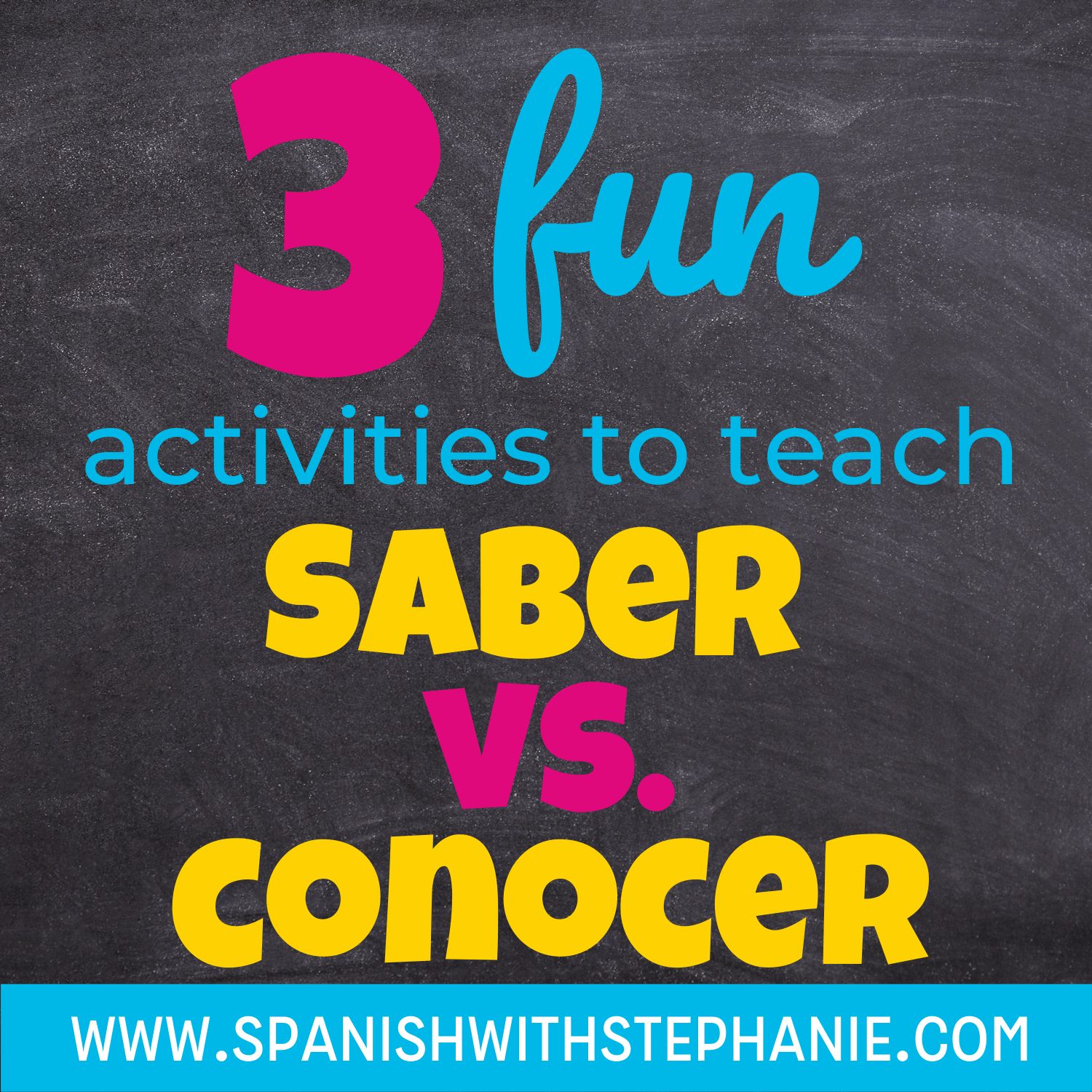 3 Fun Activities To Teach Saber Vs Conocer Spanish With Stephanie