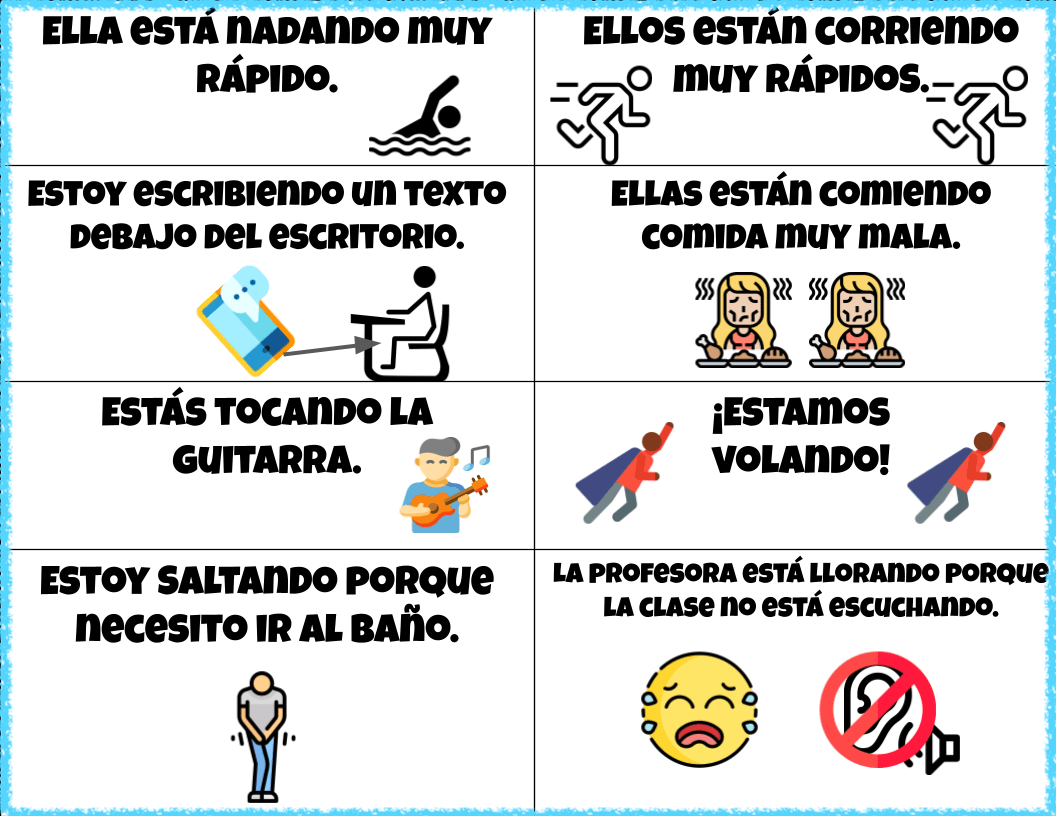 How To Play Charades In Spanish Class Spanish With Stephanie