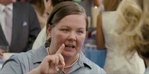 Melissa McCarthy as Megan in Bridesmaids