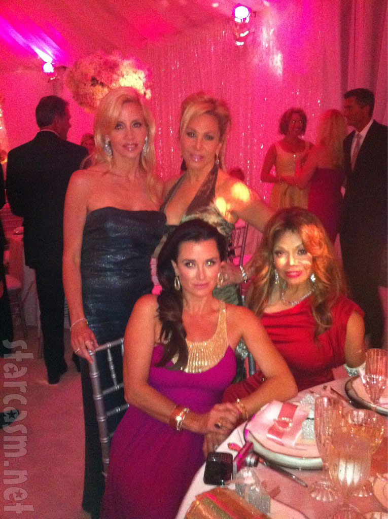 Camille Grammer, Kyle Richards, Adrienne Maloof and LaToya Jackson at Pandora Vanderpump-Todd's wedding