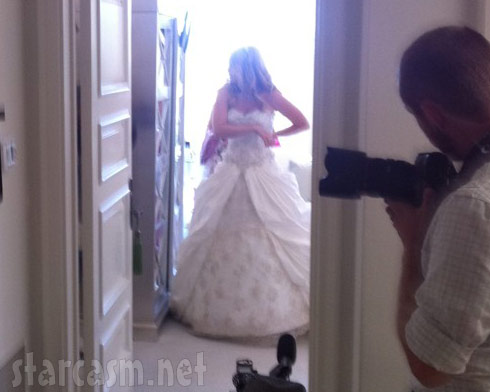 Pandora Vanderpump-Todd wedding dress photo