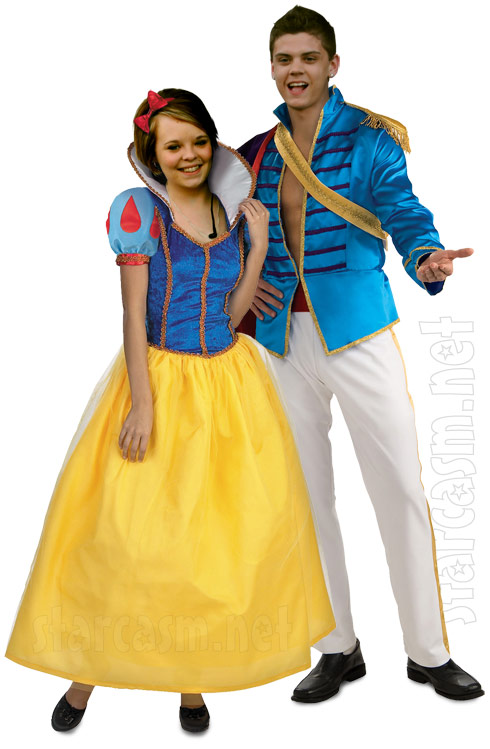 Teen Mom Catelynn Lowell as Snow White and Tyler Baltierra in a Prince Charming costume