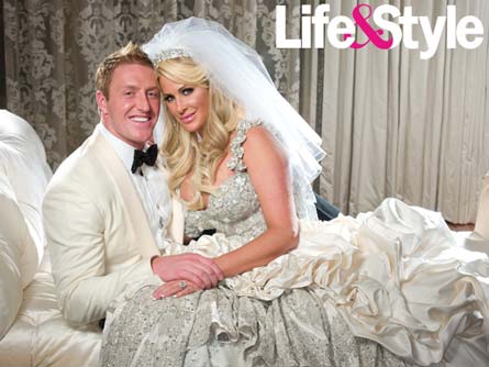 Kroy Biermann and Kim Zolciak wedding photo