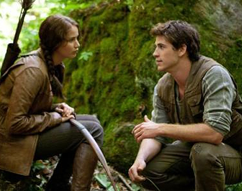 Liam Hemsworth Jennifer Lawrence Hunger Games movie Katniss Gale