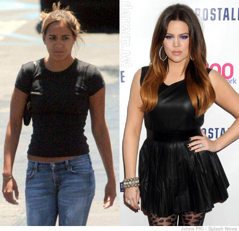 OJ Simpson's daughter Sydney Simpson and Khloe Kardashian side by side