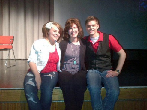 Teen Mom Catelynn Lowell and Tyler Baltierra with their adoption counselor Dawn Baker