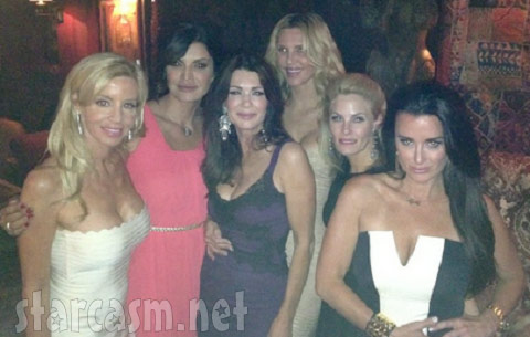 Real Housewives of Beverly Hills filming Season 3 in Las Vegas Camille Grammer Kyle Richards Lisa Vanderpump and more