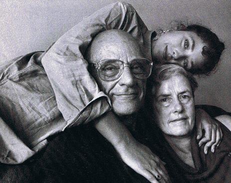 Rebecca Miller with Arthur Miller