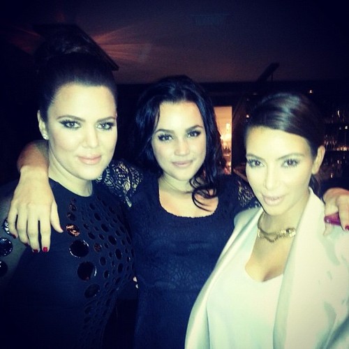 Natalie Zettel with Kardashians