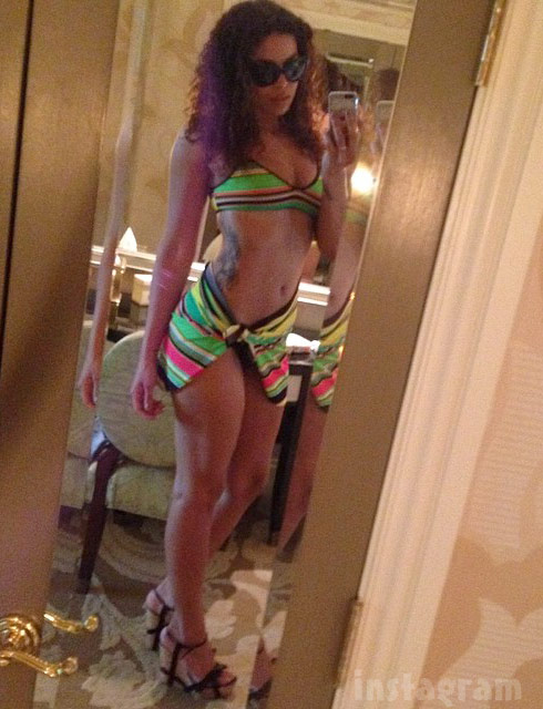 Jordin Sparks bikini selfie instagram