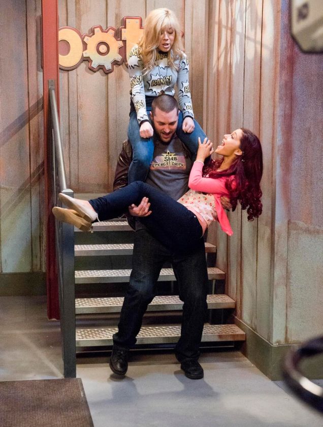 Ariana Grande Carried Like a Baby on Sam and Cat