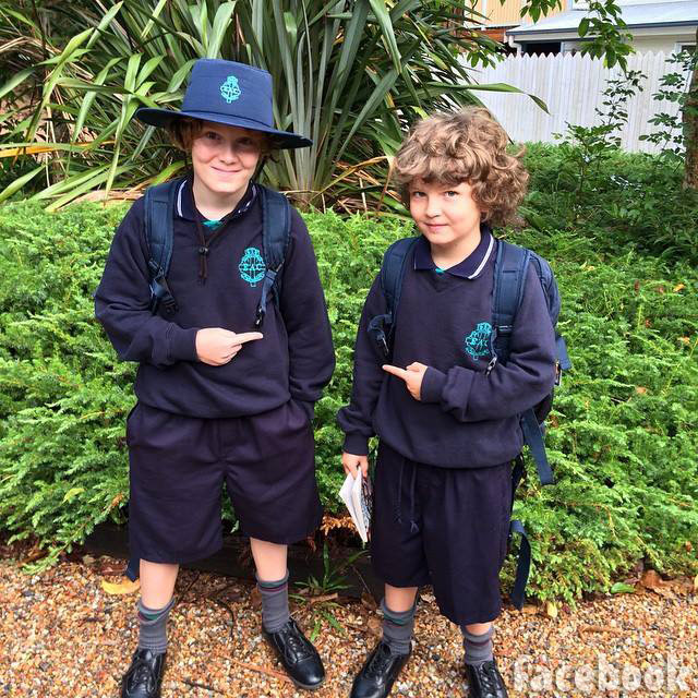 Alex McCord Simon van Kempen's sons Francois and Johan in Australia