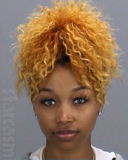 Tiny and TI daughter Zonnique Pullins arrest mug shot