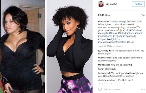 Sky Landish Love & Hip Hop before and after photos 8