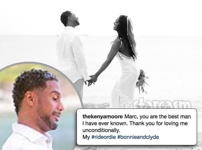 Kenya Moore husband Marc photos