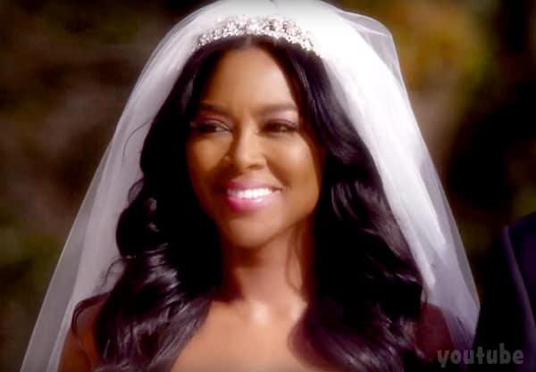 Kenya Moore wedding photo